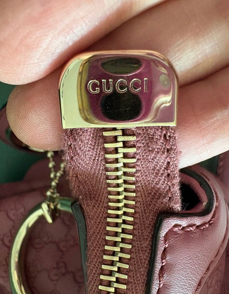 Gucci Shima GG Logo Pink Leather Tote/Shoulder Bag Gucci 247902 (a 10-year-old bag)