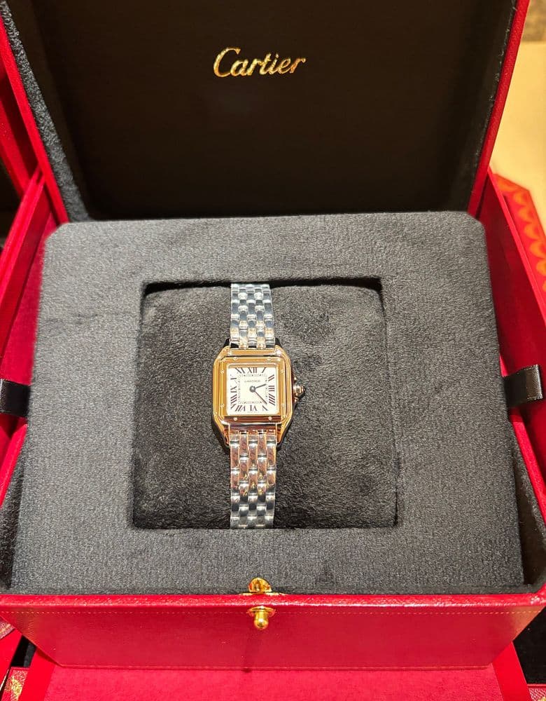 Cartier Tank Américaine Gold Small, Panthère Steel Small