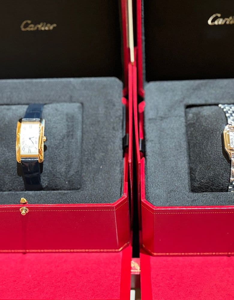 Cartier Tank Américaine Gold Small, Panthère Steel Small