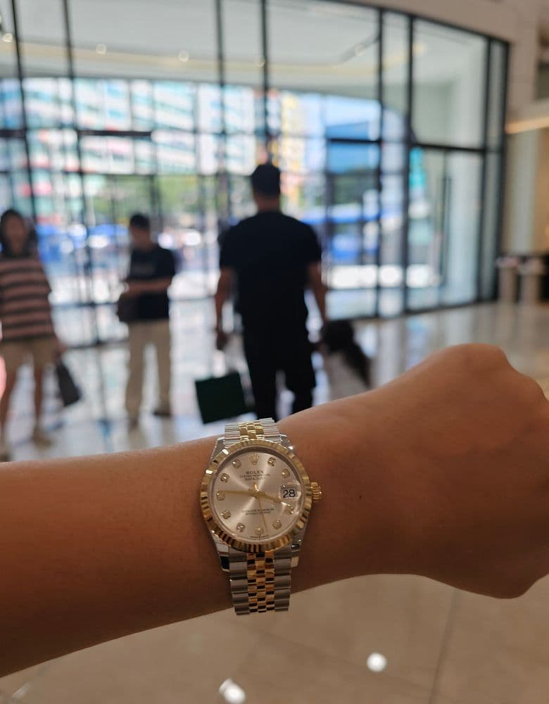 Rolex Two-Tone Datejust with Silver Dial and Ten Diamonds (Later Holy Grail)