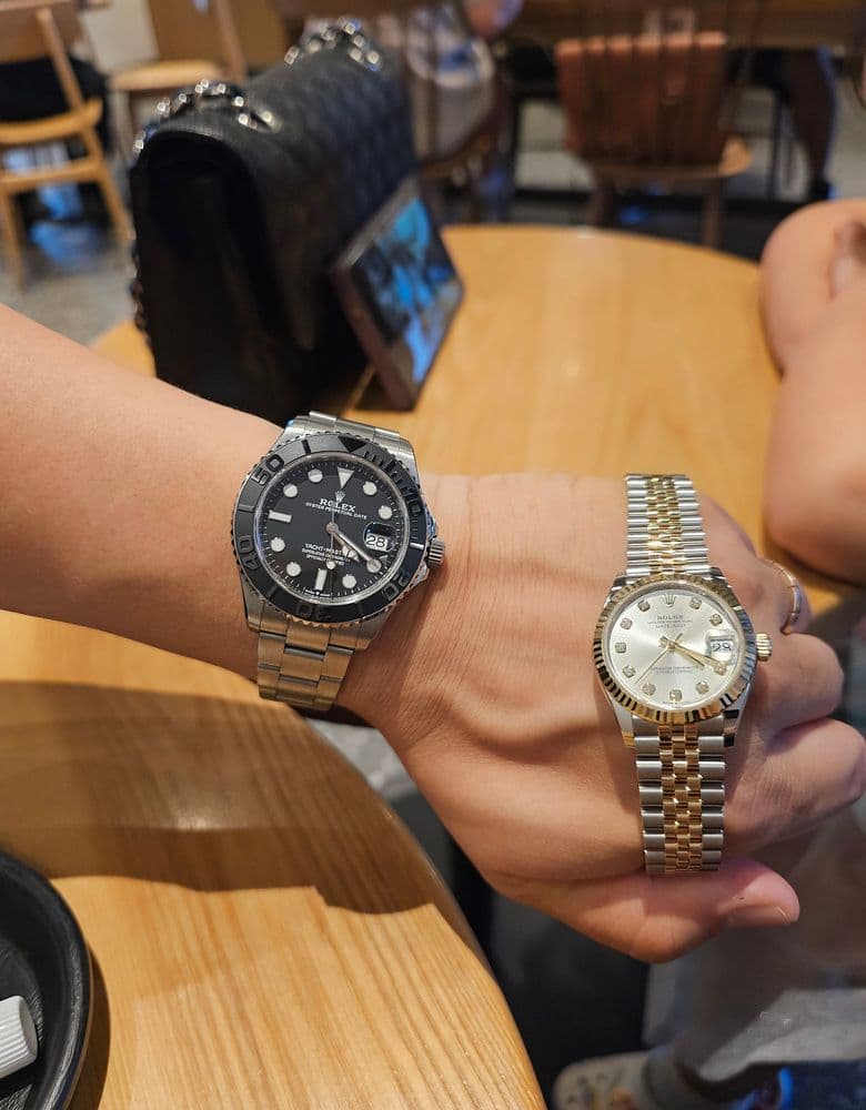 Rolex Two-Tone Datejust with Silver Dial and Ten Diamonds (Later Holy Grail)