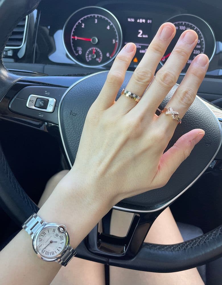 Chaumet Bee My Love + Jeux de Liens ring