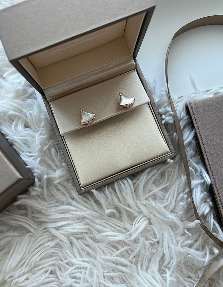 불가리 디바스드림 귀걸이 로즈골드