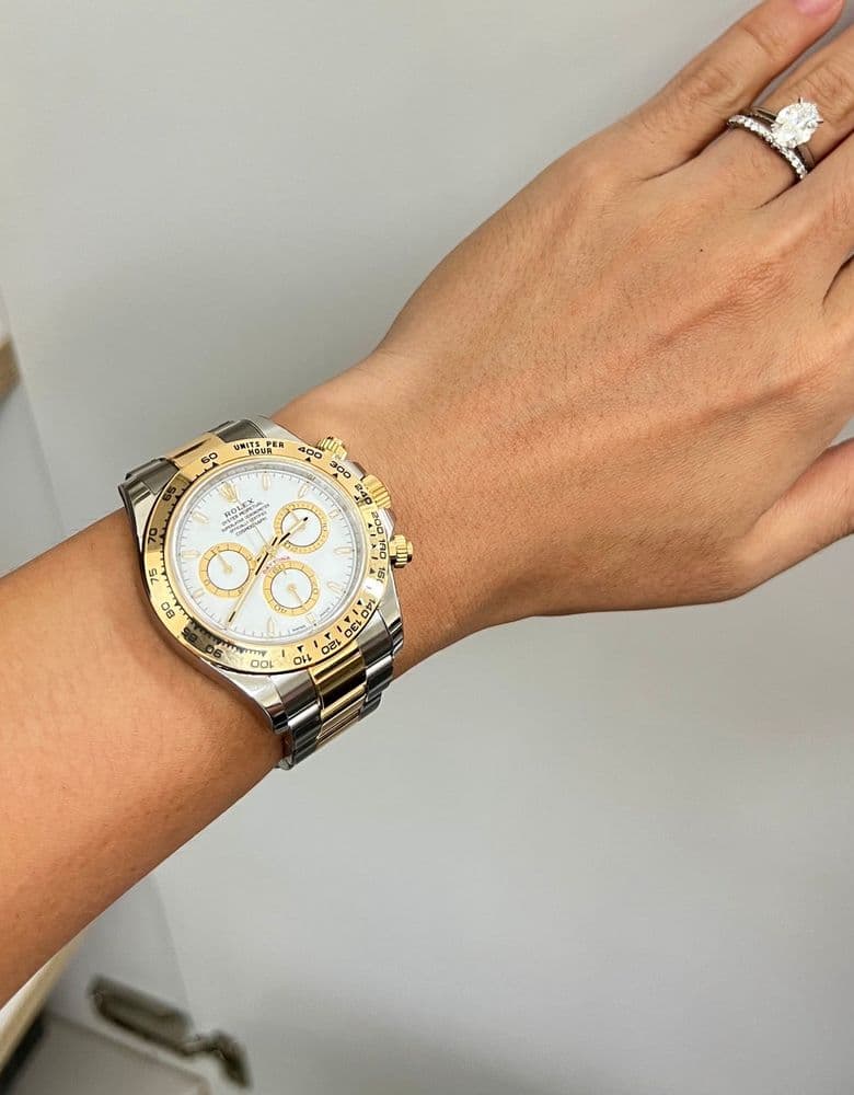 롤렉스 데이토나 126503 화이트 콤비