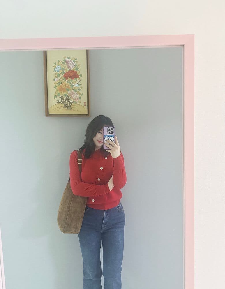 생로랑 스웨이드 LE 5 À 7 백 (Feat:사이즈헷갈리지마세요!!)