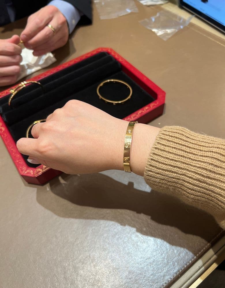 까르띠에 러브 4 다이아