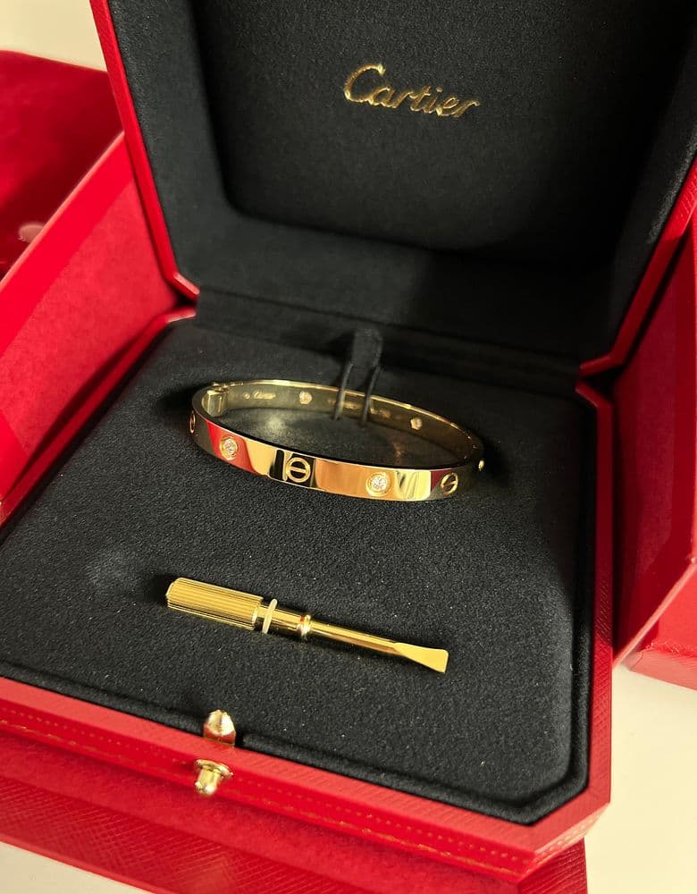 까르띠에 러브 4 다이아