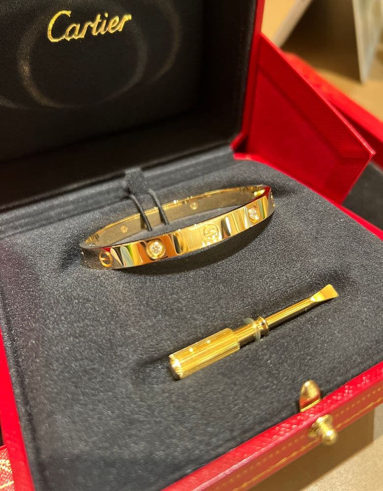 까르띠에 러브 4 다이아