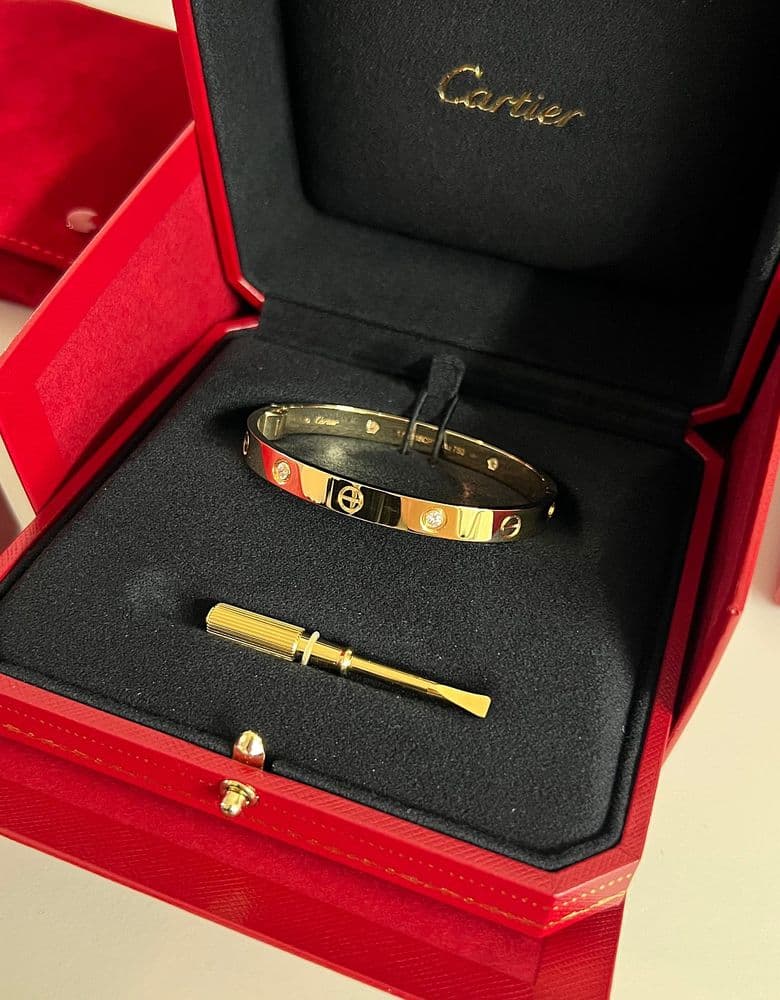 까르띠에 러브 4 다이아