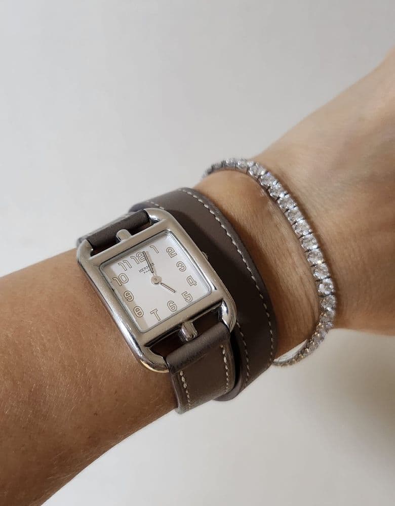 엘도라도 테니스팔찌 착용샷