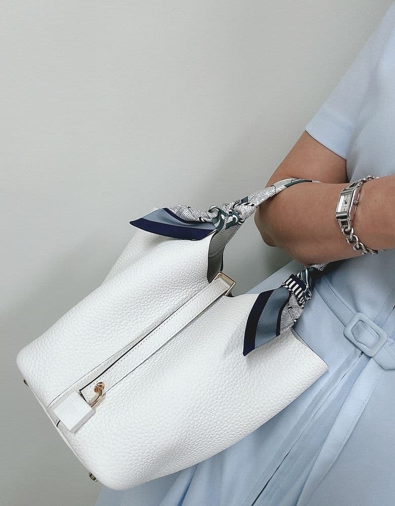 Scored an Hermes Picotin 18 in new white with gold hardware! Walk-in success!