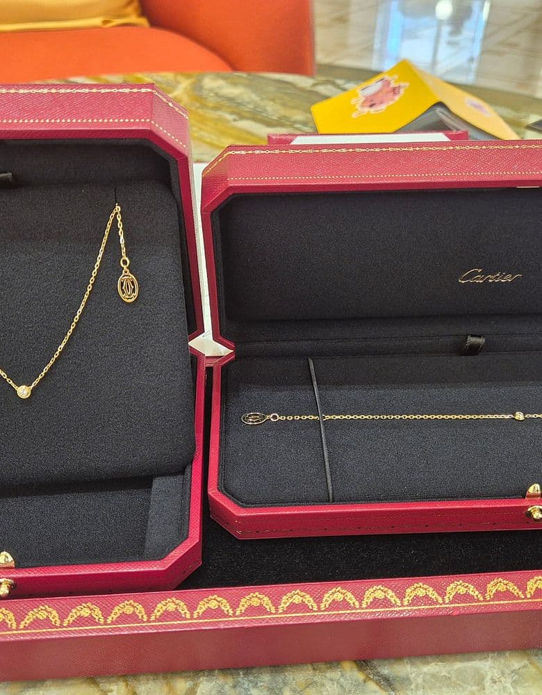 Cartier d'Amour necklace and bracelet