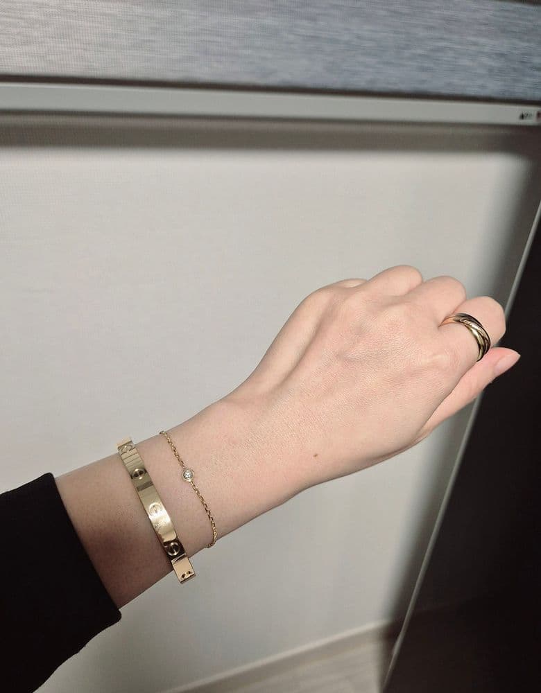 Cartier d'Amour necklace and bracelet