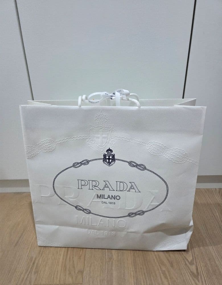 Prada medium backpack in Mercury Grey