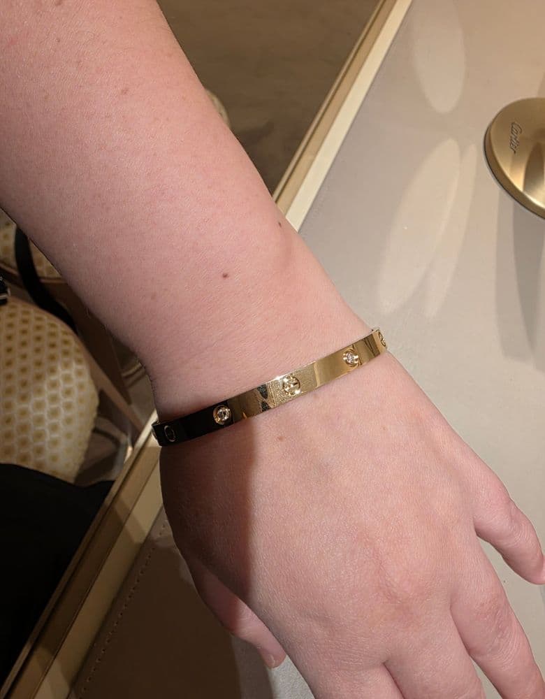 Cartier Love Classic Bangle, size 20