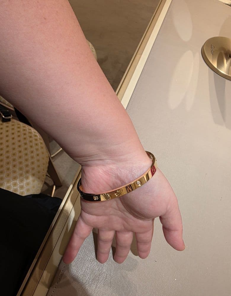 Cartier Love Classic Bangle, size 20
