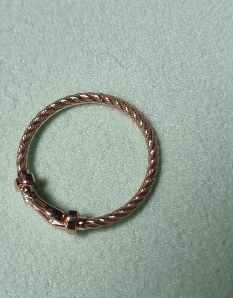 Fred ring, small rose gold.