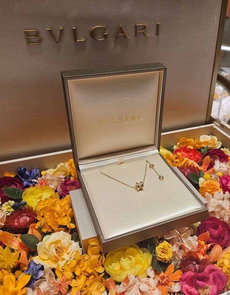 불가리 비제로원 미니 파베 목걸이