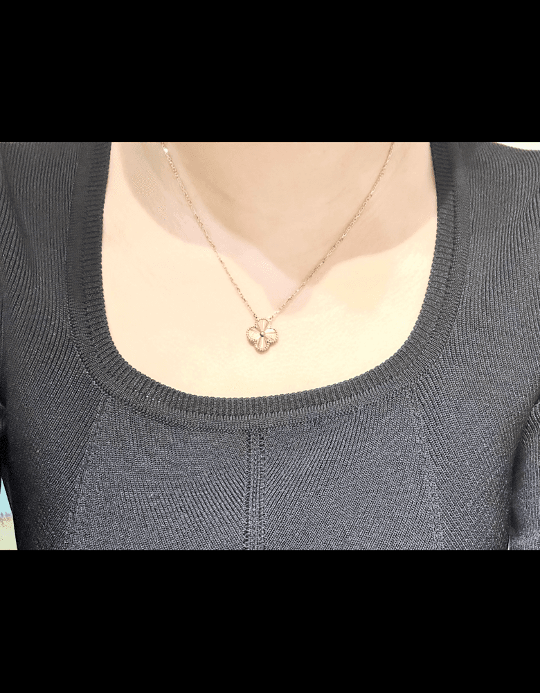 My Van Cleef Guilloché Yellow Gold Necklace: A Review