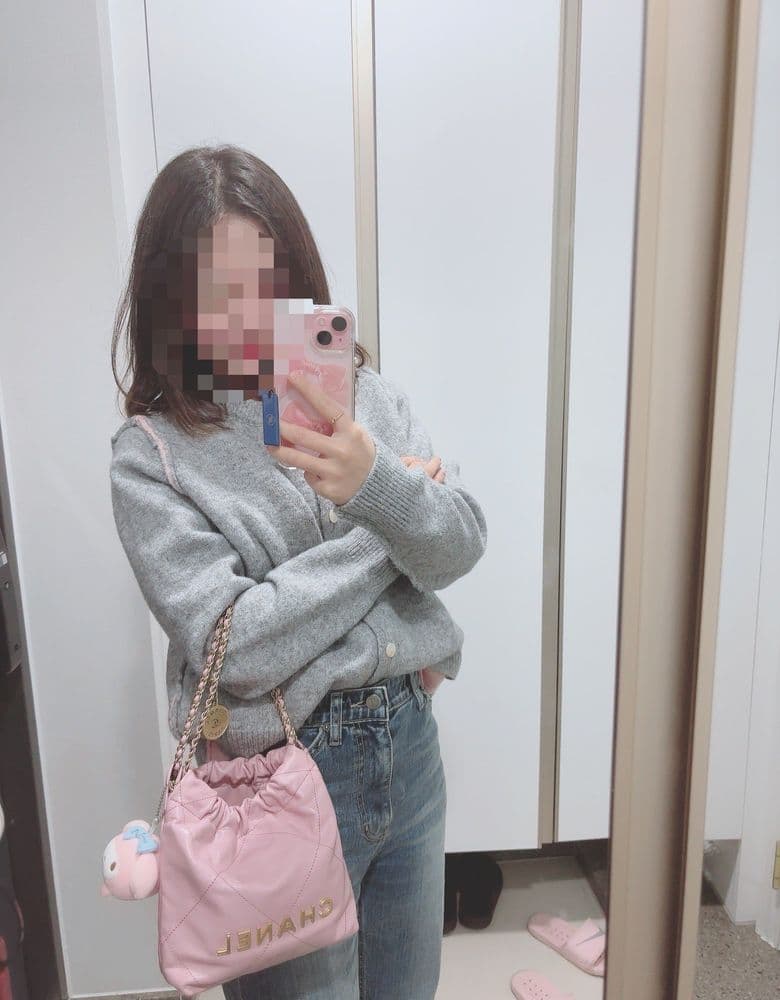 샤넬 22백 미니 핑크