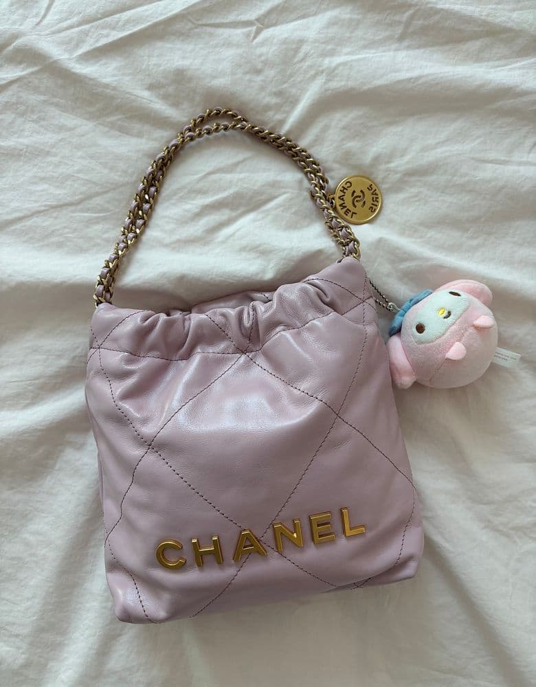 샤넬 22백 미니 핑크