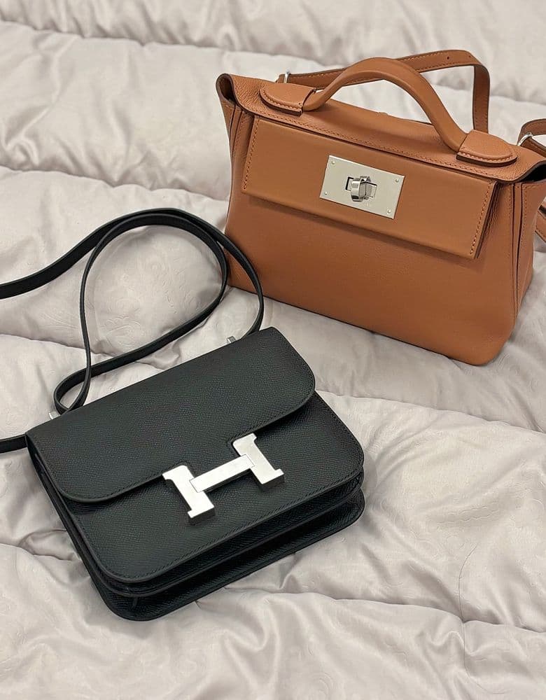 에르메스 콘스탄스 18 블은(블랙 은장) 리뷰