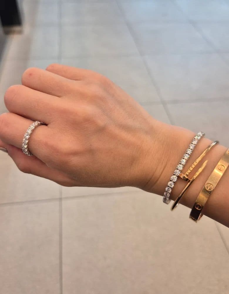 Eldorado tennis bracelet and ring.