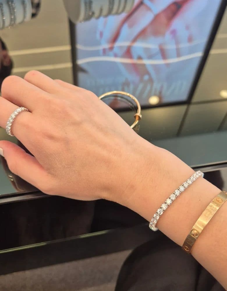 Eldorado tennis bracelet and ring.