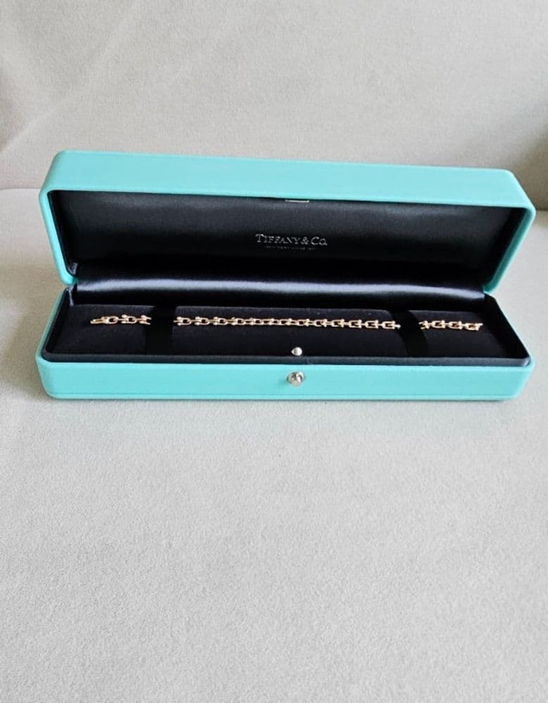 Tiffany Micro Link Bracelet in Rose Gold (S)