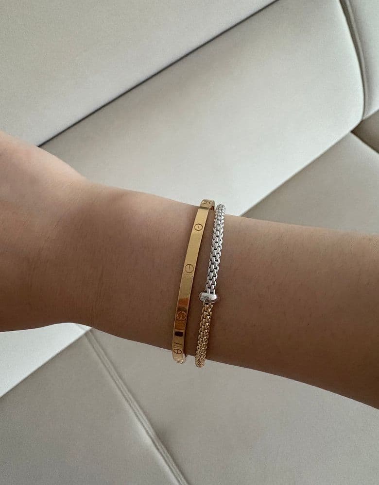 POPE bracelet, half color