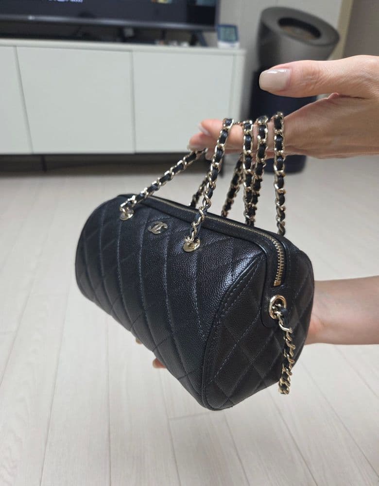 Chanel 25P Chain Bowling Bag