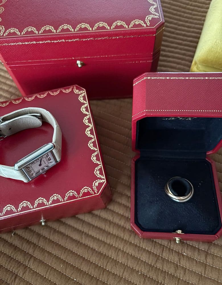 까르띠에 구형 트리니티링