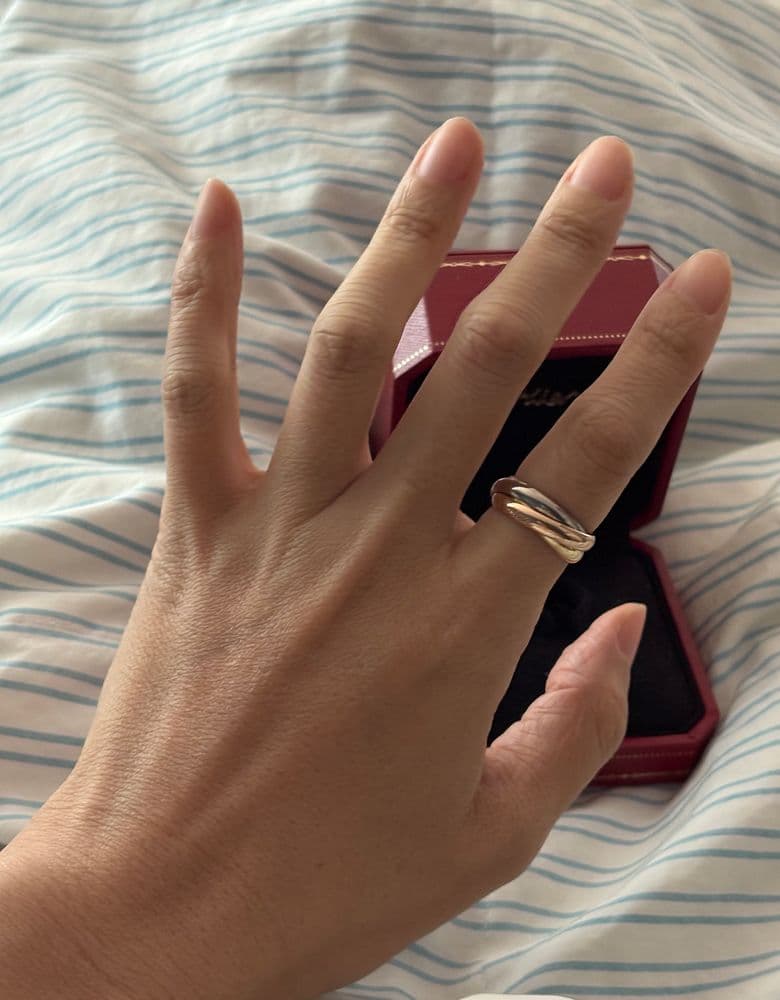 까르띠에 구형 트리니티링