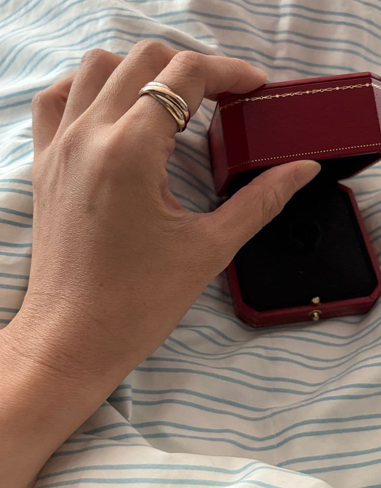 까르띠에 구형 트리니티링