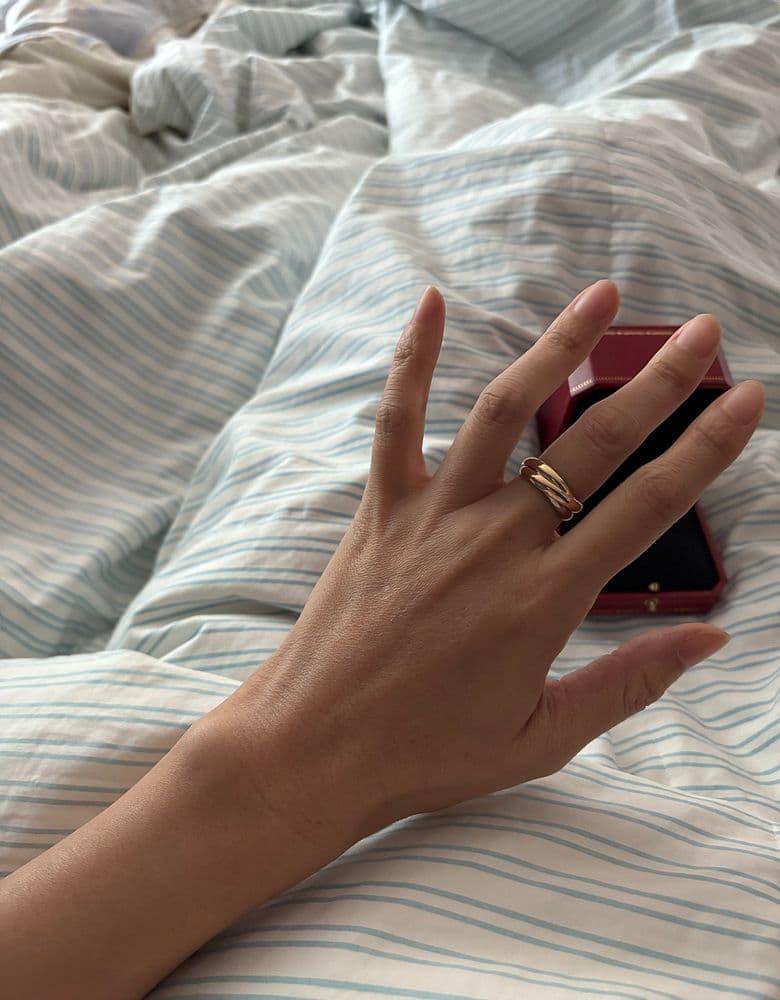 까르띠에 구형 트리니티링