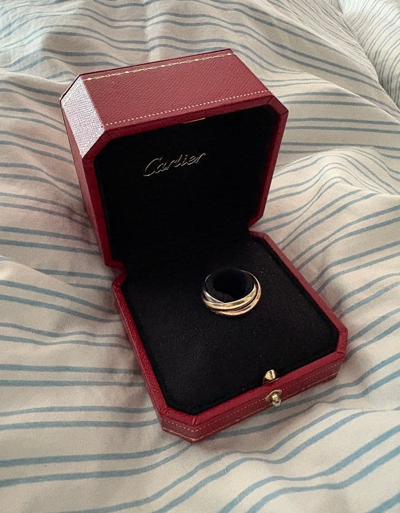 까르띠에 구형 트리니티링