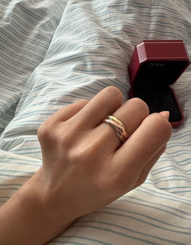 까르띠에 구형 트리니티링