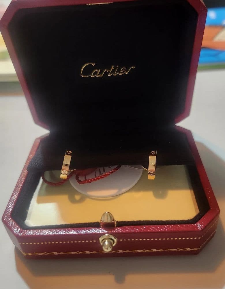 Cartier Love Earrings (Small)