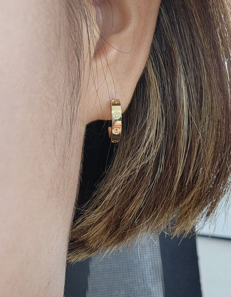 Cartier Love Earrings (Small)