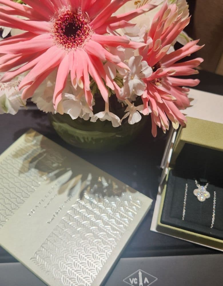 Van Cleef Vintage Alhambra Diamond White Gold