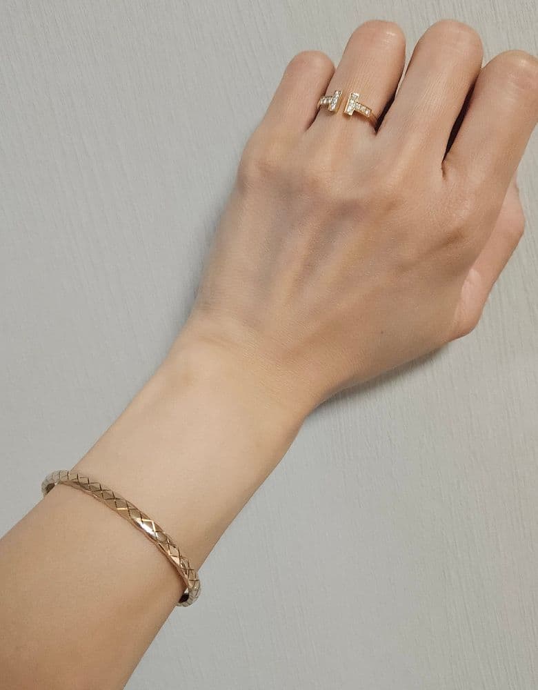 샤넬 코코크러쉬 브레이슬릿 미니 베이지 골드