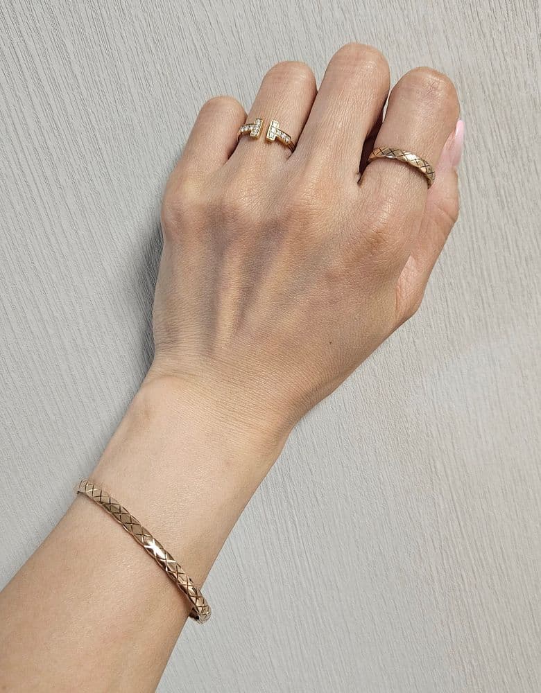 샤넬 코코크러쉬 브레이슬릿 미니 베이지 골드