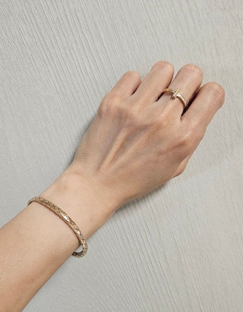 샤넬 코코크러쉬 브레이슬릿 미니 베이지 골드