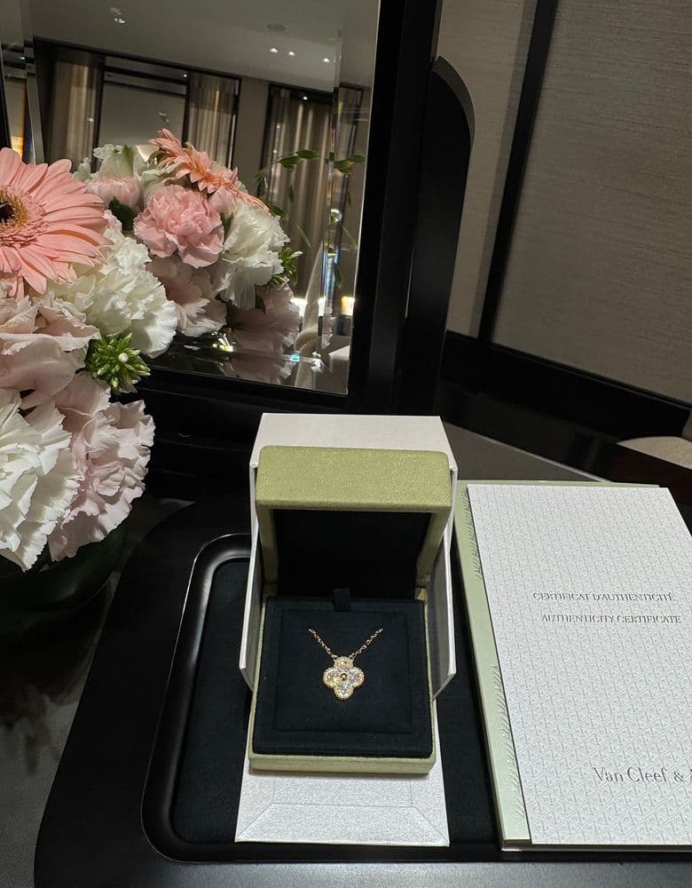 반클리프 빈티지 다이아 옐골(옐로우 골드)