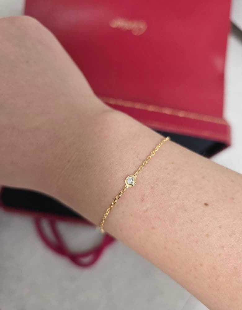 까르띠에 다무르 팔찌 스몰 옐골(옐로우 골드)