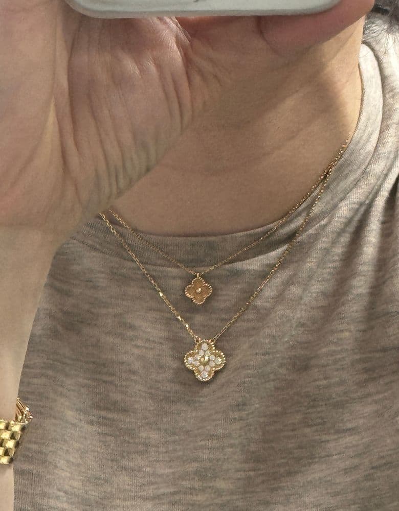 Van Cleef & Arpels Vintage Alhambra Diamond Yellow Gold