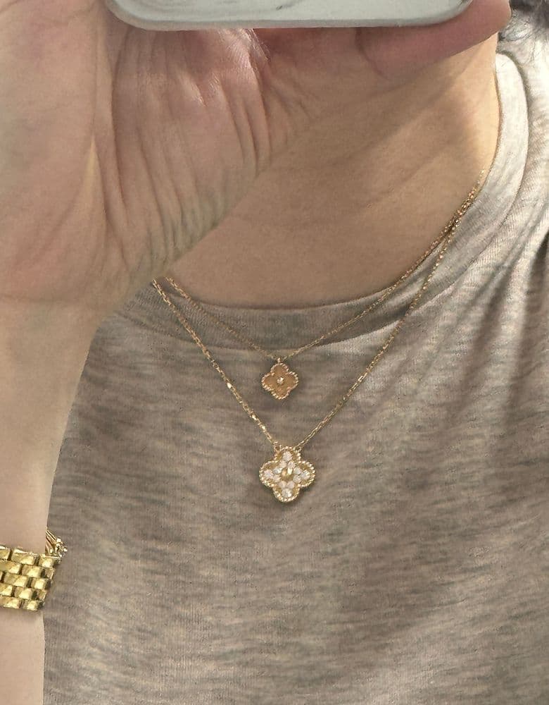 Van Cleef & Arpels Vintage Alhambra Diamond Yellow Gold