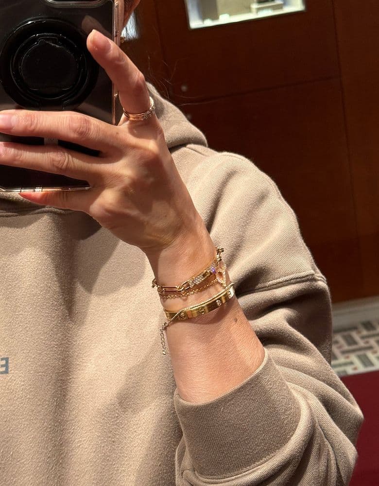 에르메스 켈리 체인 팔찌