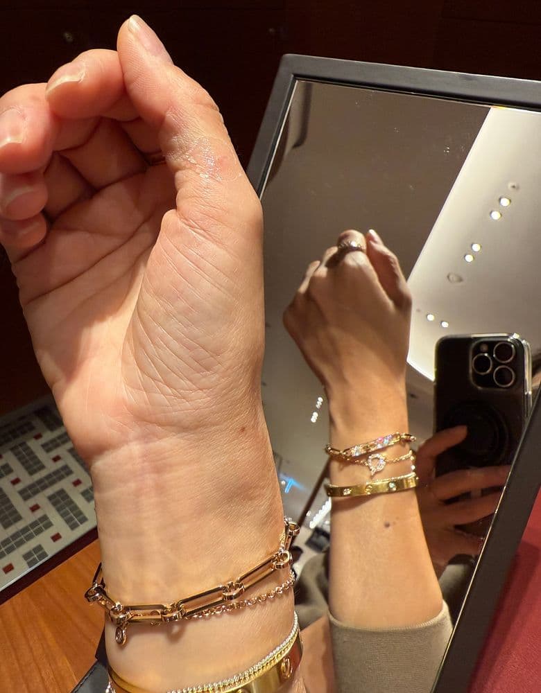 에르메스 켈리 체인 팔찌