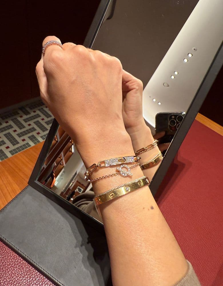 에르메스 켈리 체인 팔찌